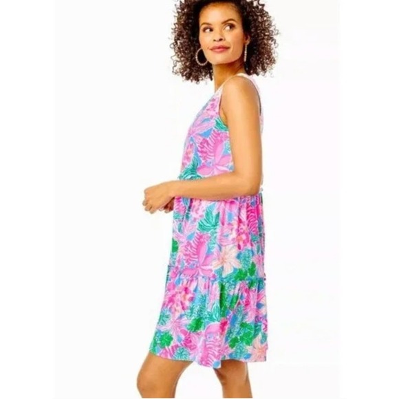 Lilly Pulitzer‎ NWOT Lorina Swing Dress - Size XXS - MSRP $108 - Picture 2 of 7